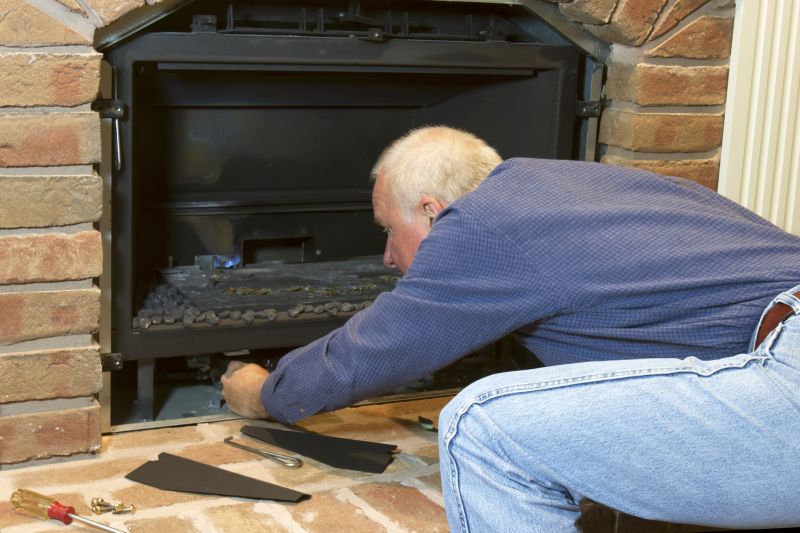 Gas Fireplace Maintenance in Action